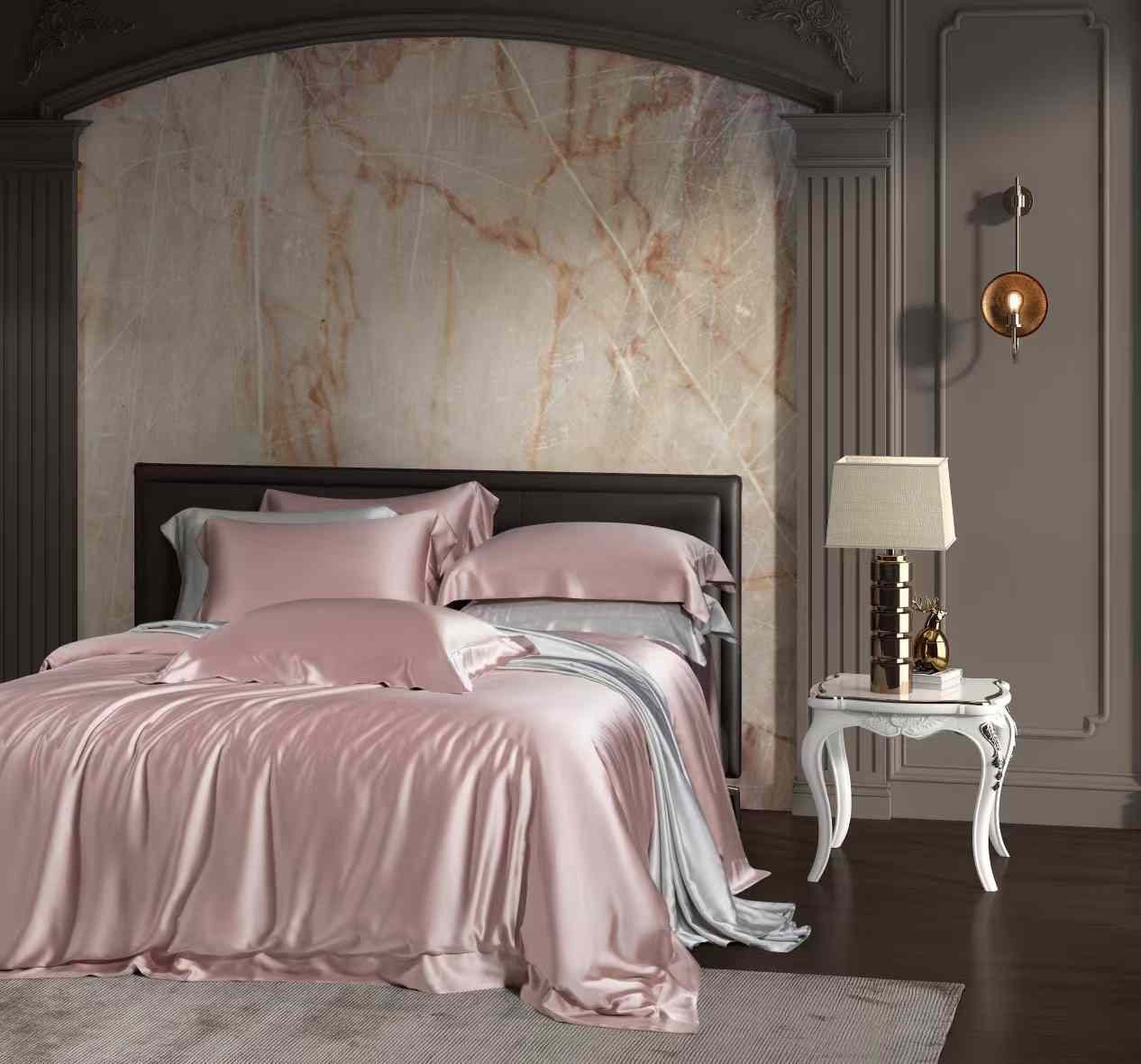 FUGMDAN Silk Bedding Set