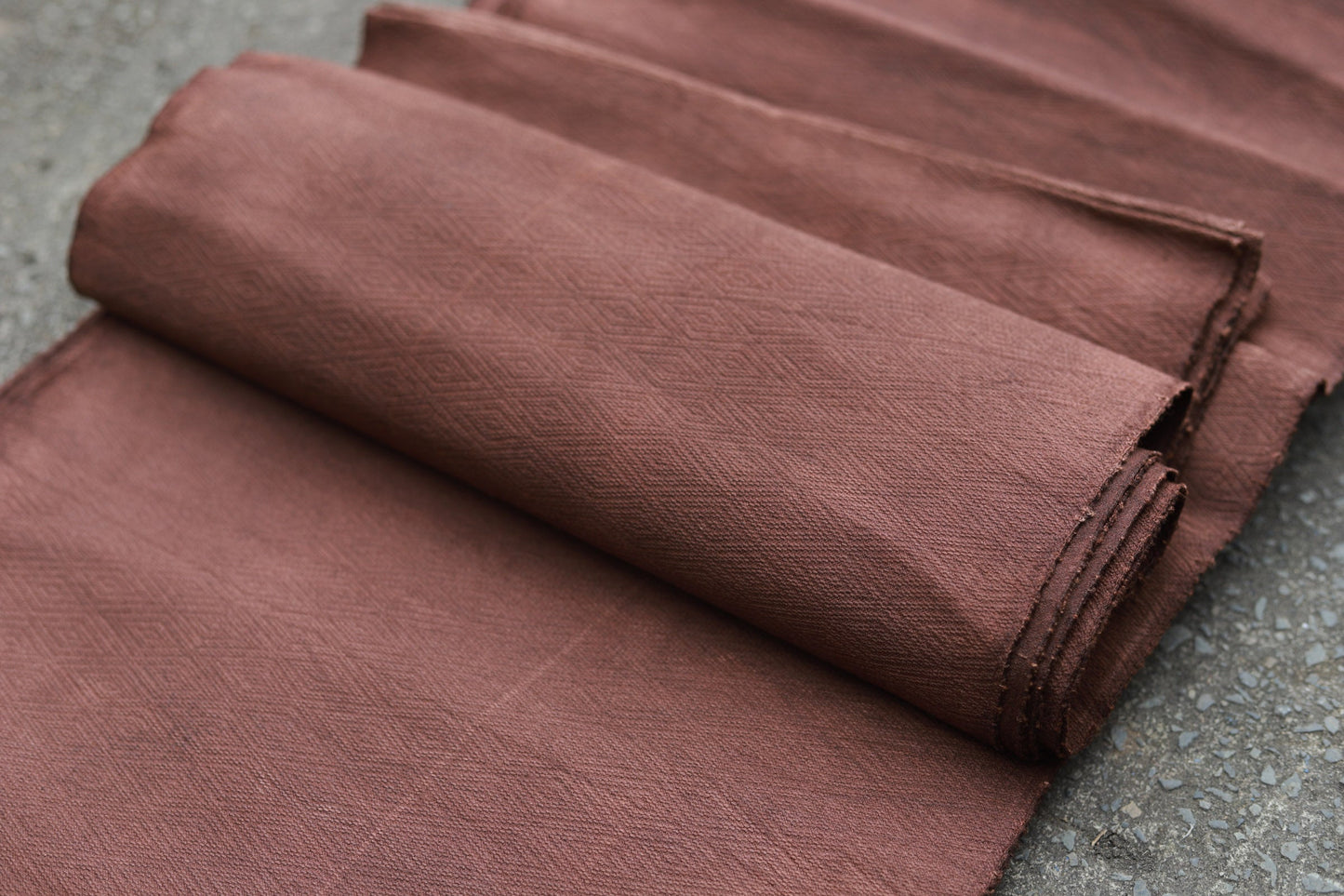 DAHUIW - Eco-Friendly Earth Brown Plant Dyed Cotton Fabric - 38cm by the Yard