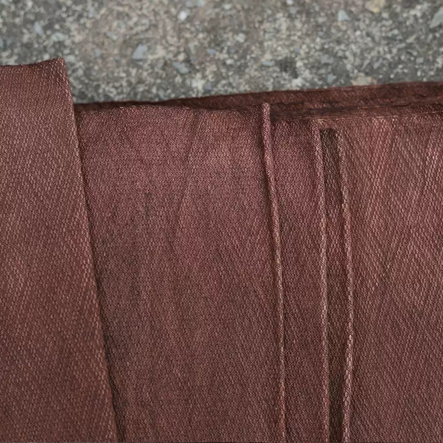 DAHUIW - Eco-Friendly Earth Brown Plant Dyed Cotton Fabric - 38cm by the Yard