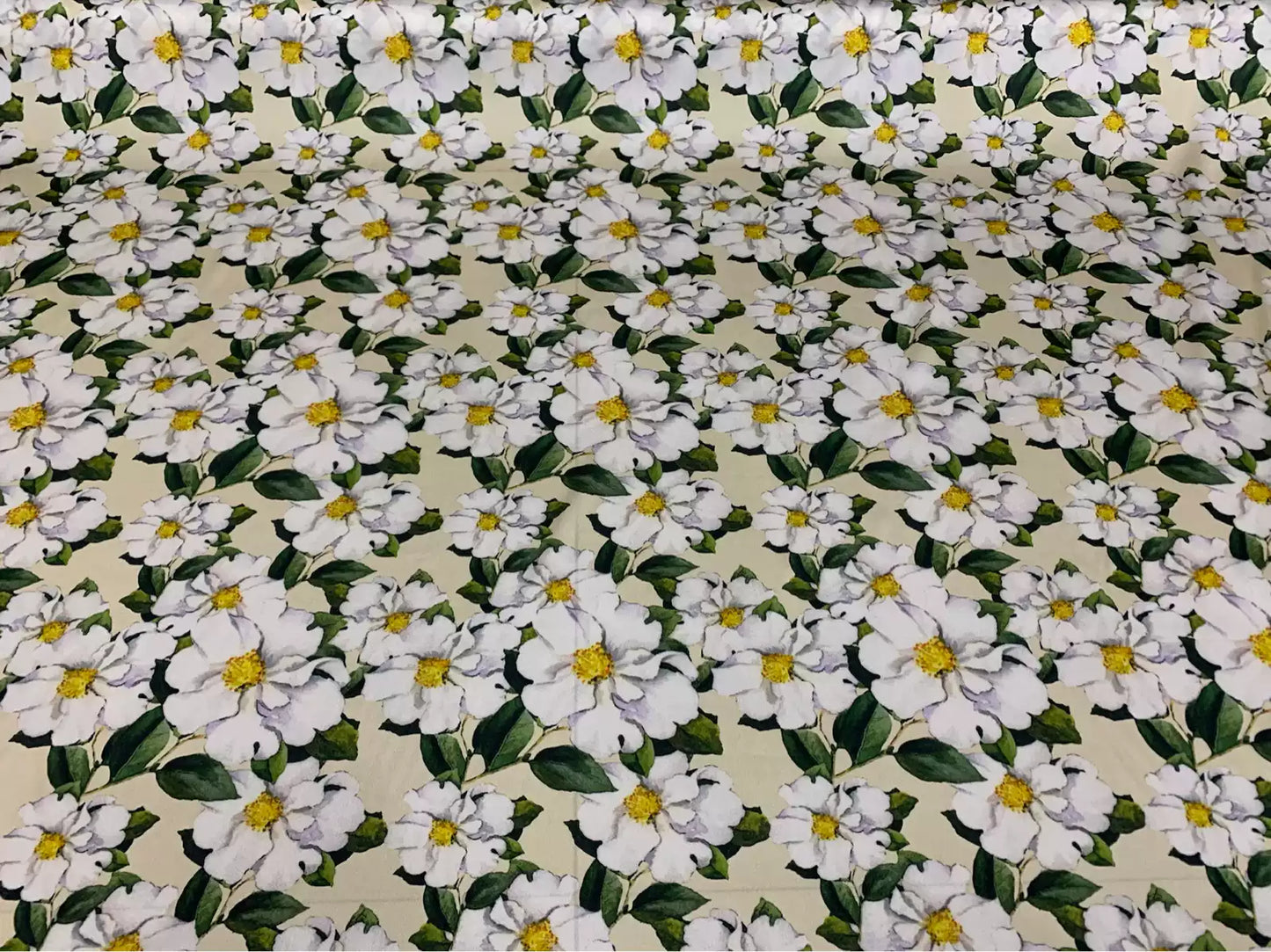 FUGSUI - 19 Momme Light Luxury Retro fFloral Pattern Digital Print Stretch Silk Satin Fabric - 140cm wide by the Yard