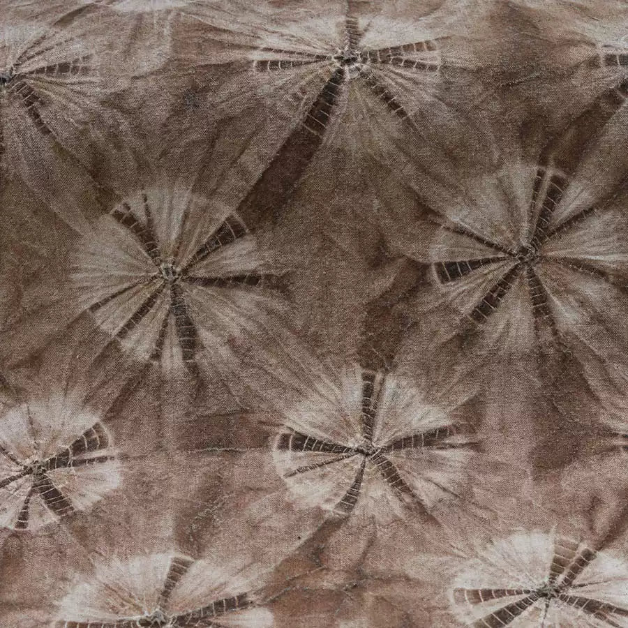 ZARANS - Eco-Friendly Earth Brown Plant Dyed Cotton Fabric - 40cm by the Yard