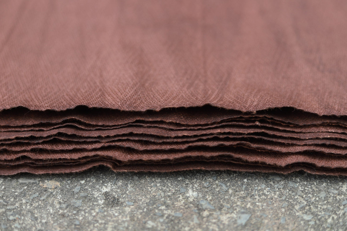 DAHUIW - Eco-Friendly Earth Brown Plant Dyed Cotton Fabric - 38cm by the Yard