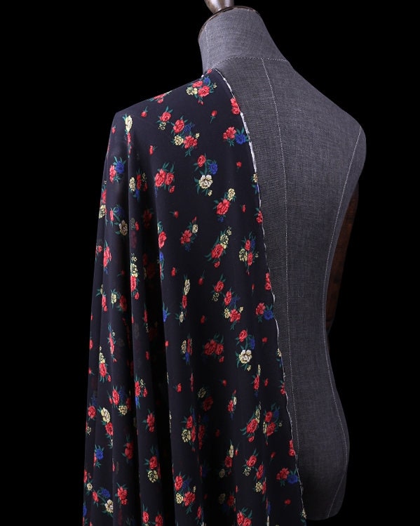 XIAOHONGHUA - 12 Momme Silk Georgette Fabric 138cm by the Yard