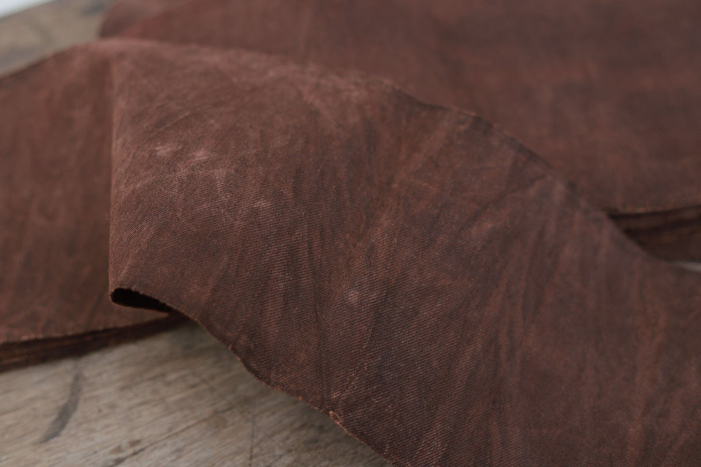 CTDISE - Earth Color Plant Dyed Twill Cotton Table Runner Fabric - 15cm wide by the Yard