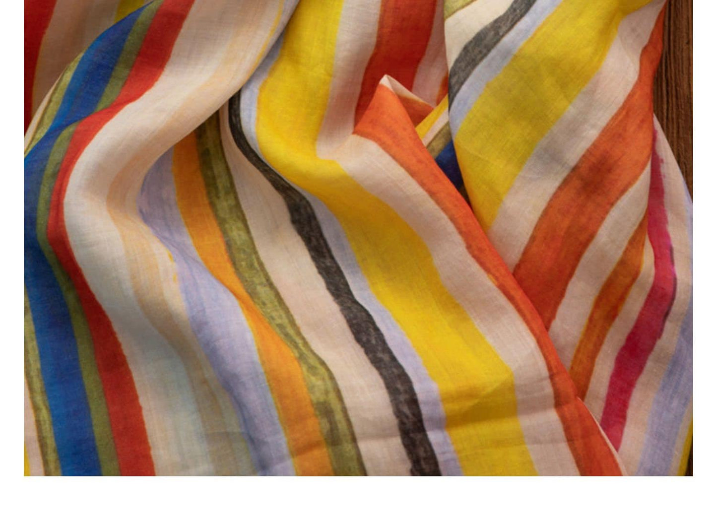 Rainbow - Digital Printing 42 Thread Count Ramie Fabric - 140cm wide by the Yard