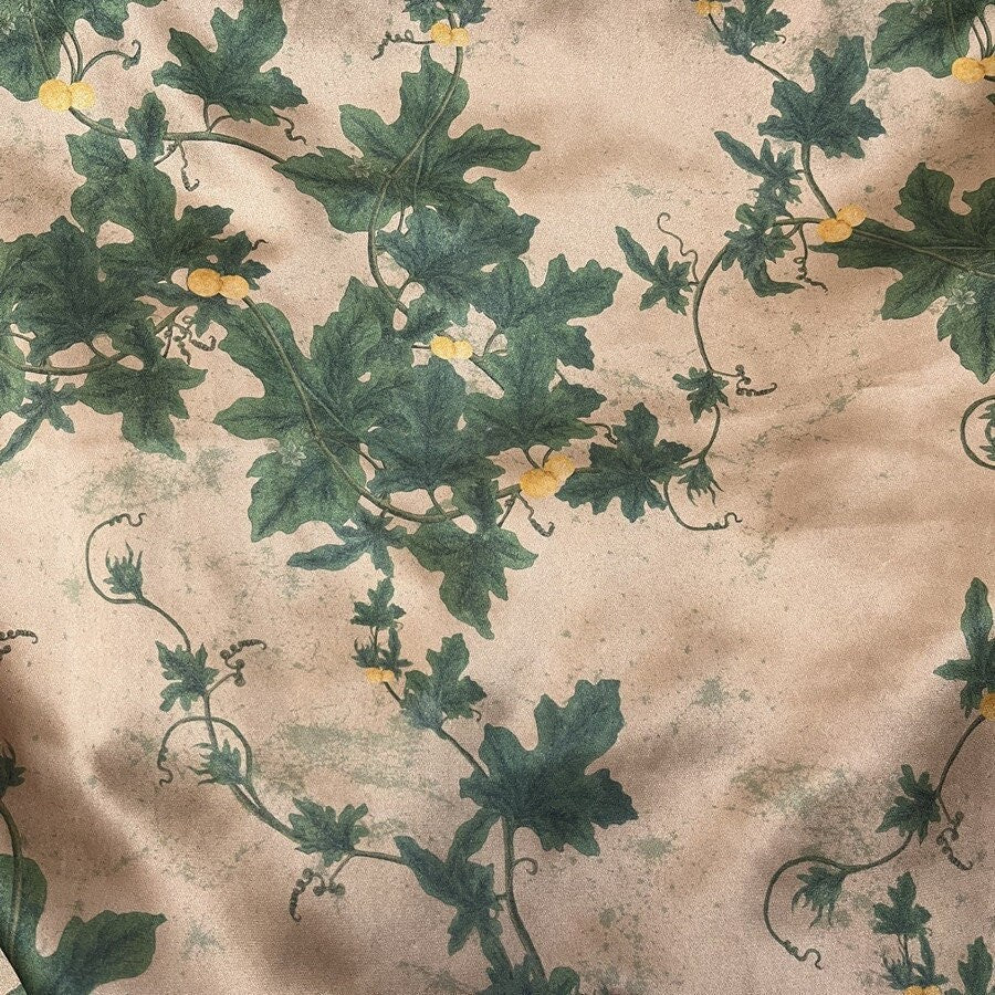 FULU - Handmade 70 Momme PIZI Mud Silk Satin Fabric By the Yard