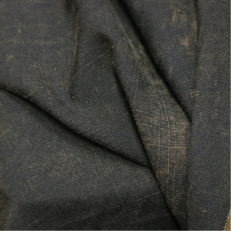 XIANGE - 45 Momme Handmade Gambiered Ganton Tussah Silk Fabric - 110cm wide by the Yard
