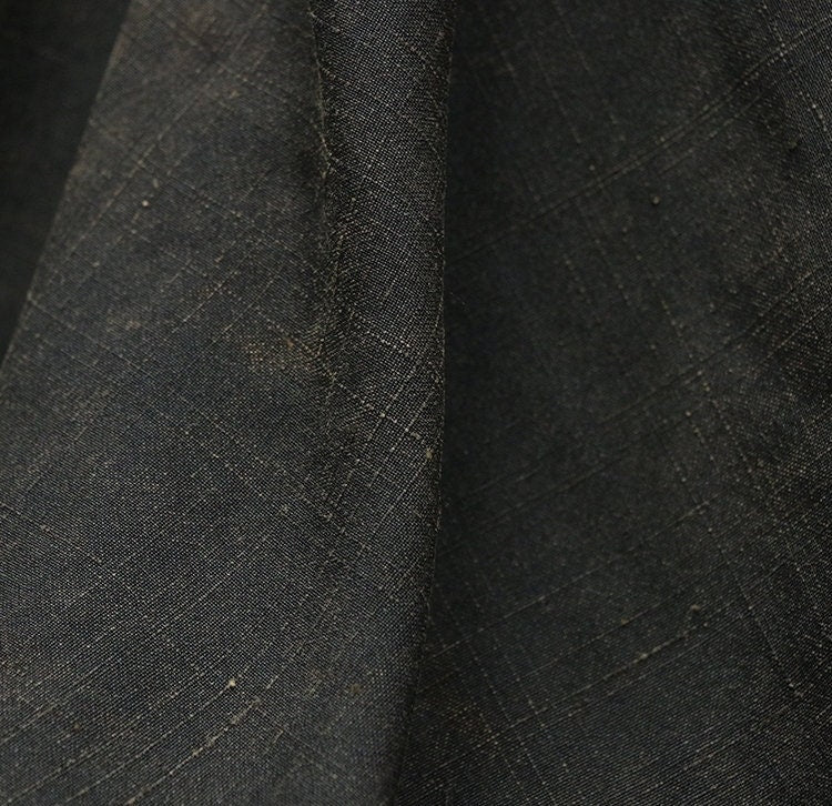 XIANGE - 45 Momme Handmade Gambiered Ganton Tussah Silk Fabric - 110cm wide by the Yard