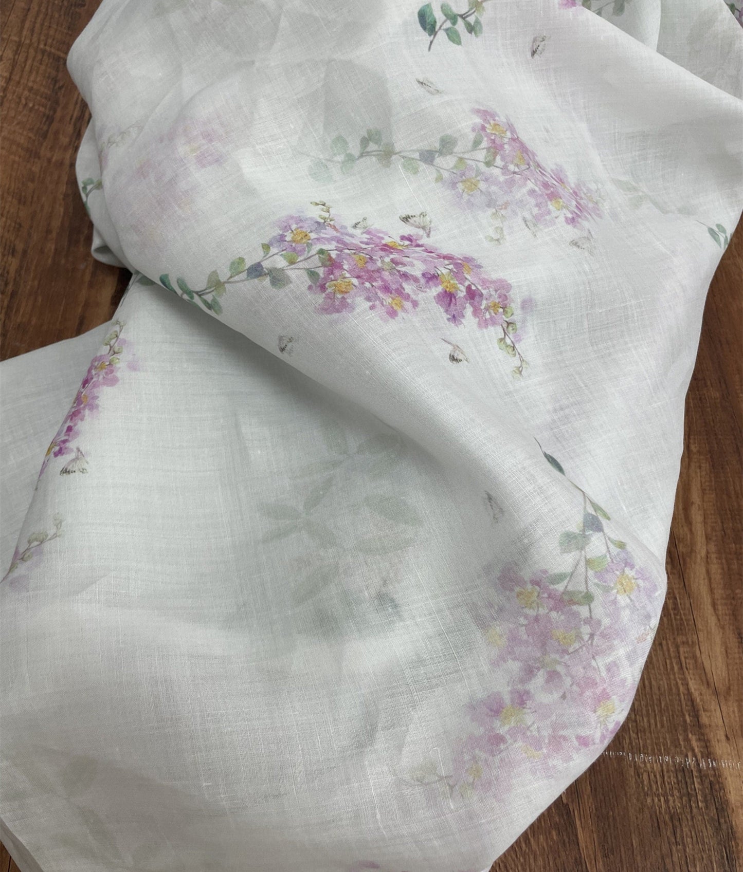 QIAOYI - Digital Printing 42 Thread Count Ramie Fabric - 140cm wide by the Yard