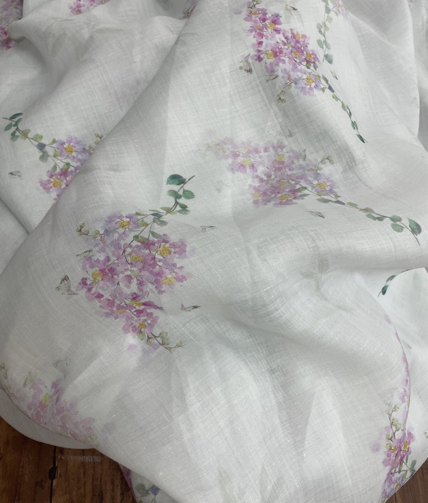 QIAOYI - Digital Printing 42 Thread Count Ramie Fabric - 140cm wide by the Yard