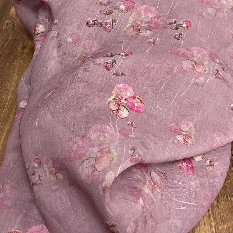 XIANLIAN - Digital Printing Ramie Fabric - 140cm wide by the Yard