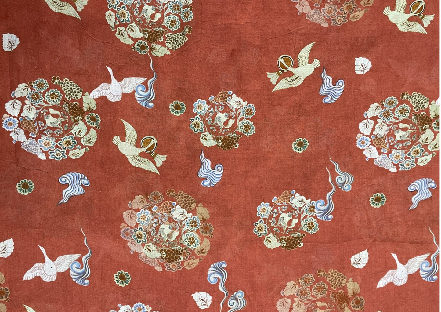 WANXIA - Digital Printing 42 Thread Count Ramie Fabric - 140cm wide by the Yard