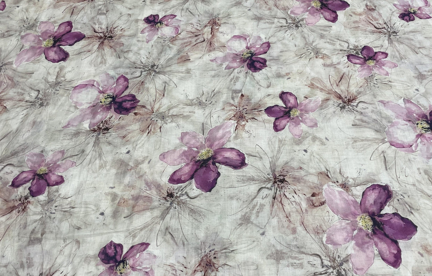MUYUN - Digital Printing 42 Thread Count Ramie Fabric - 140cm wide by the Yard