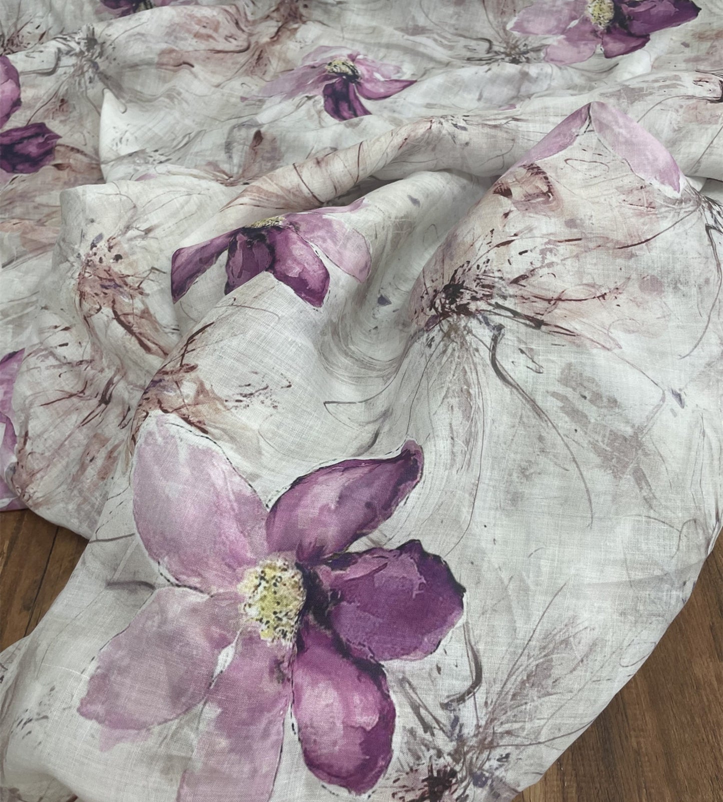 MUYUN - Digital Printing 42 Thread Count Ramie Fabric - 140cm wide by the Yard