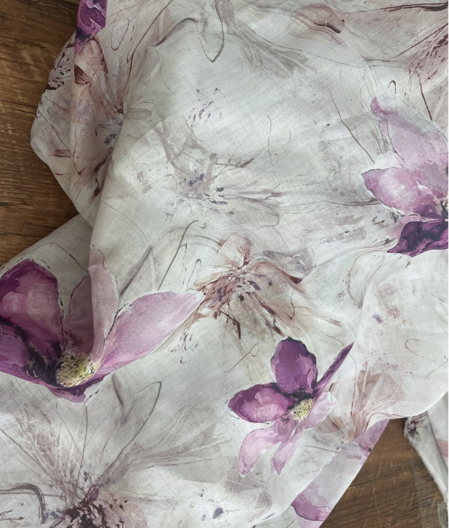 MUYUN - Digital Printing 42 Thread Count Ramie Fabric - 140cm wide by the Yard