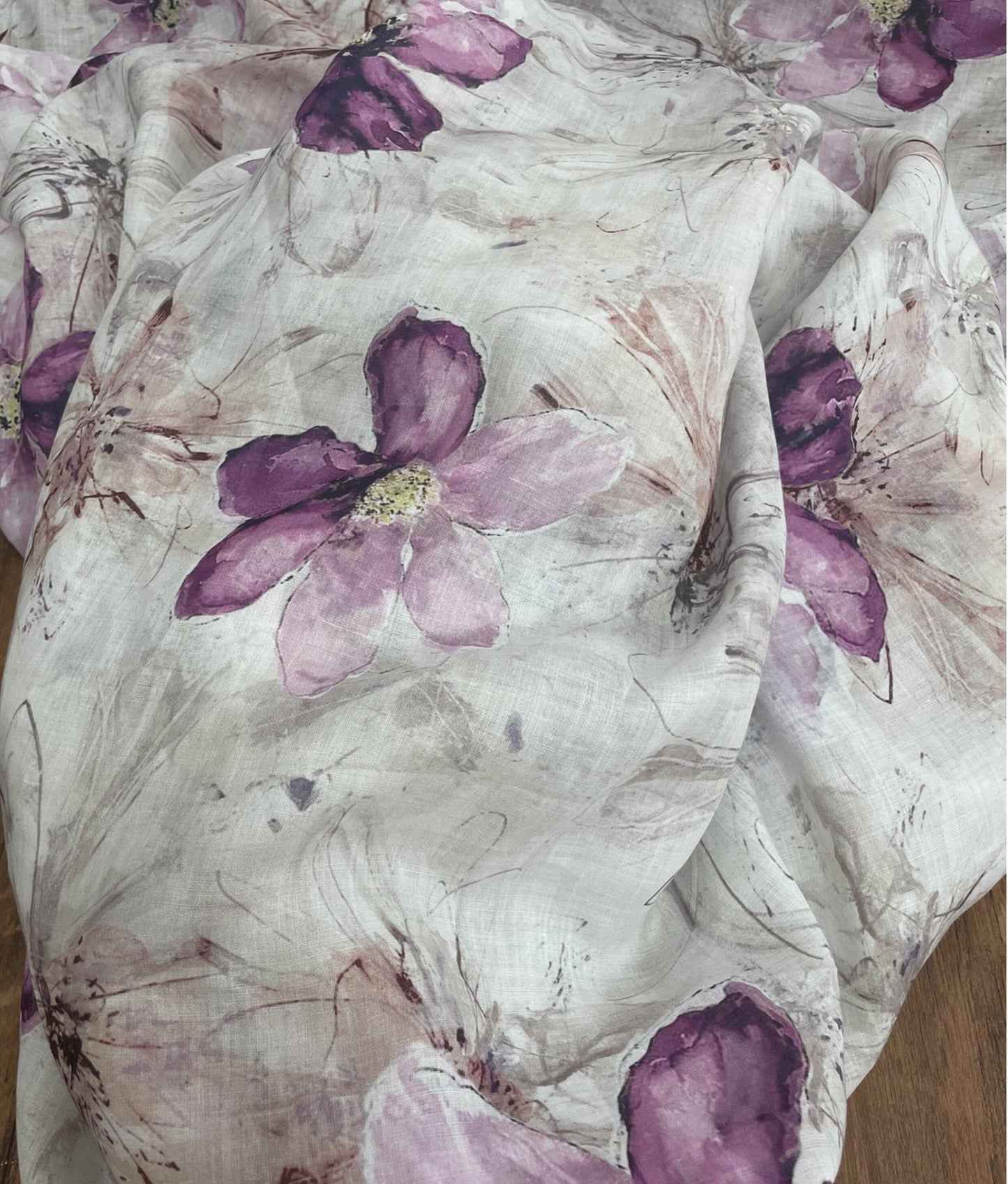 MUYUN - Digital Printing 42 Thread Count Ramie Fabric - 140cm wide by the Yard