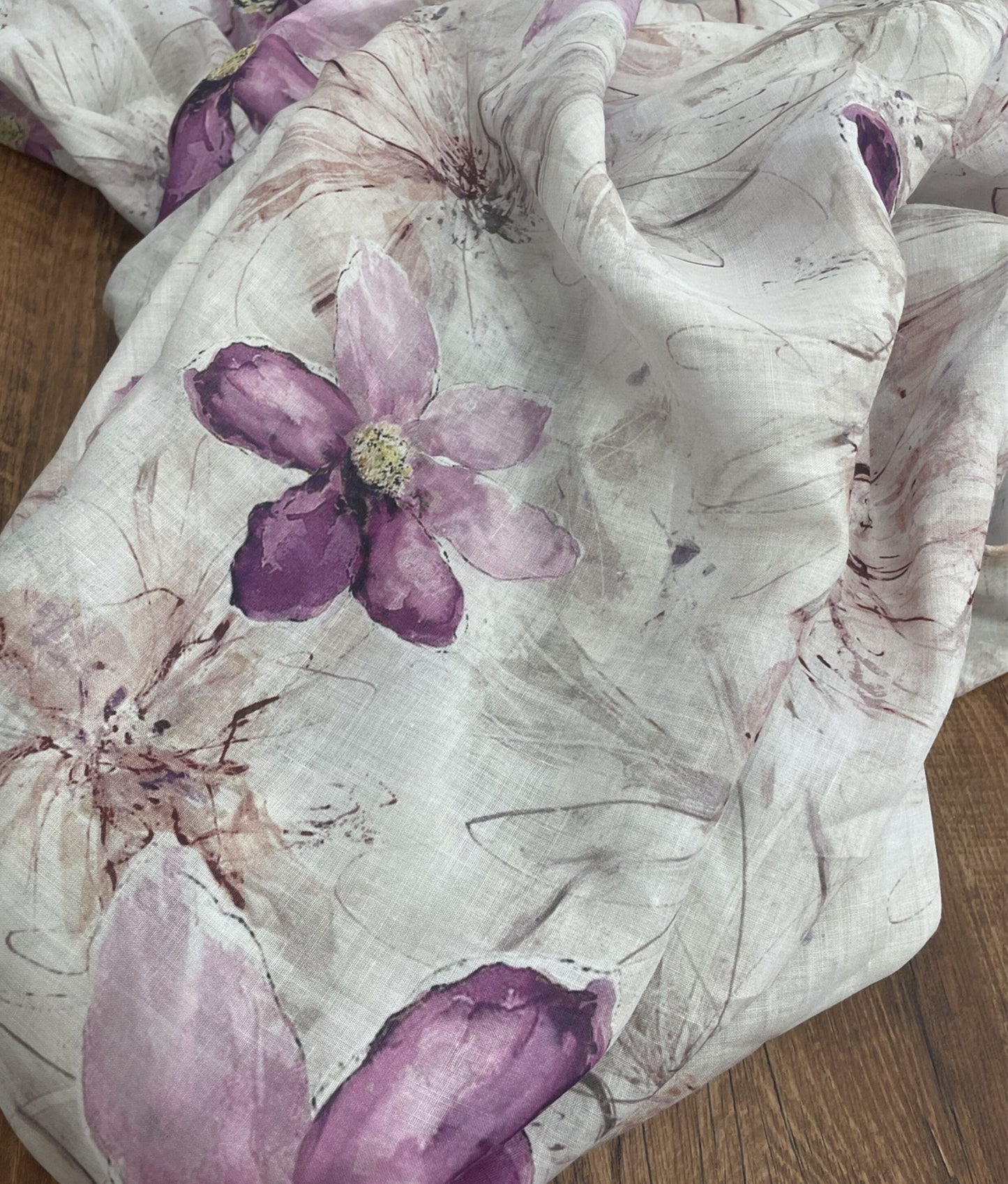 MUYUN - Digital Printing 42 Thread Count Ramie Fabric - 140cm wide by the Yard