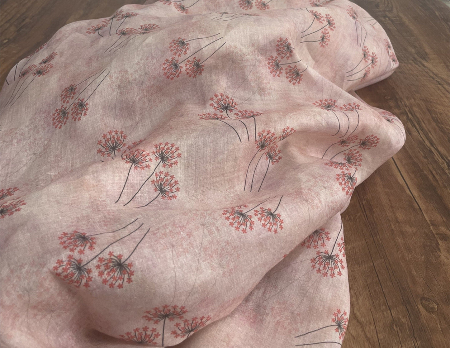 JINGSHI - Digital Printing 42 Thread Count Ramie Fabric - 140cm wide by the Yard