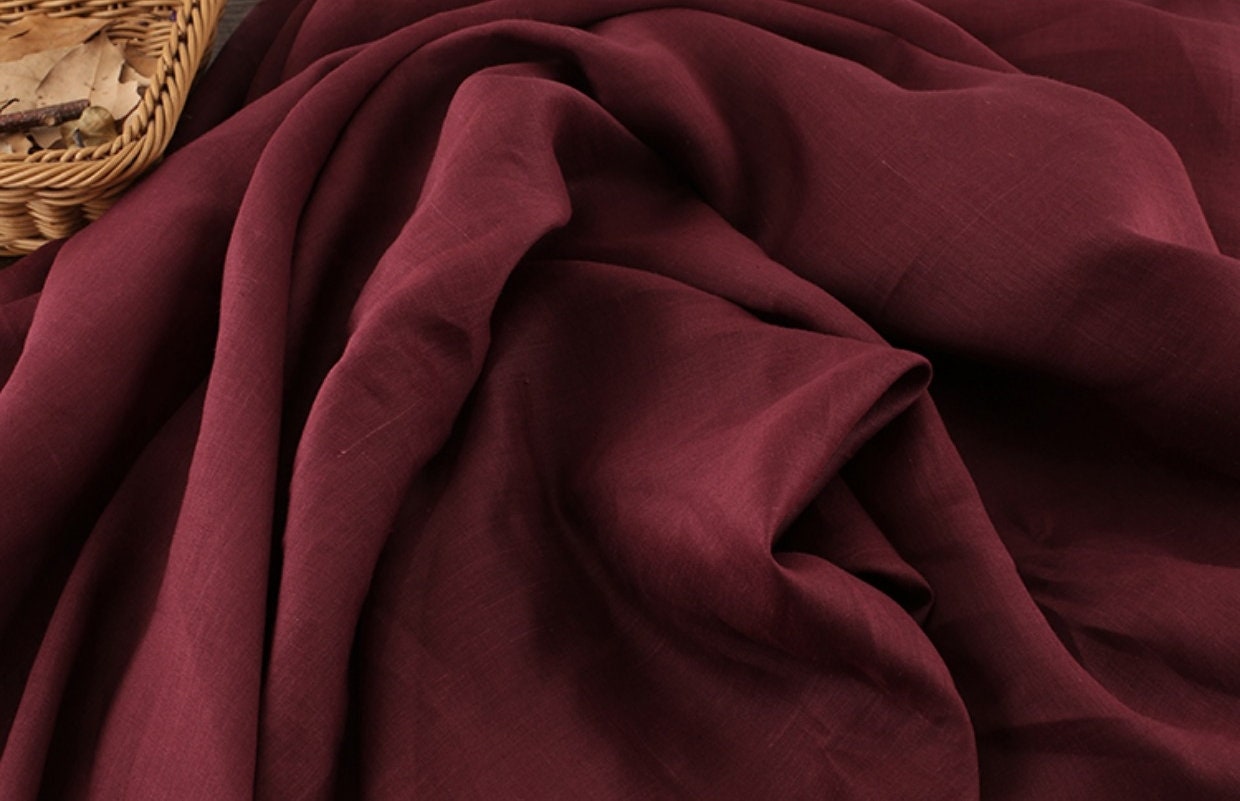 JIUHONG - Solid Color 42 Thread Count Ramie Fabric - 140cm wide by the Yard