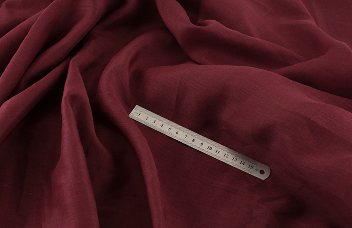 JIUHONG - Solid Color 42 Thread Count Ramie Fabric - 140cm wide by the Yard