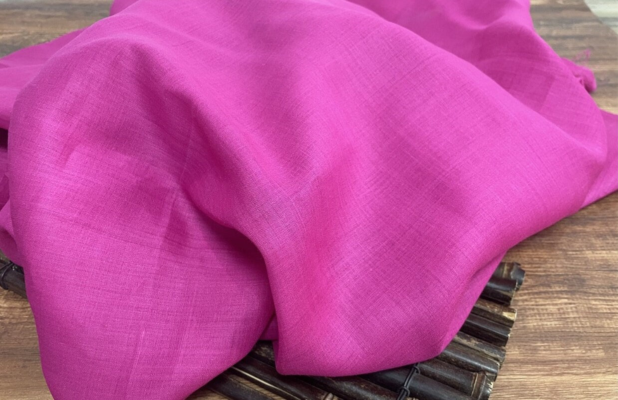MEIHONG - Solid Color 42 Thread Count Ramie Fabric - 140cm wide by the Yard