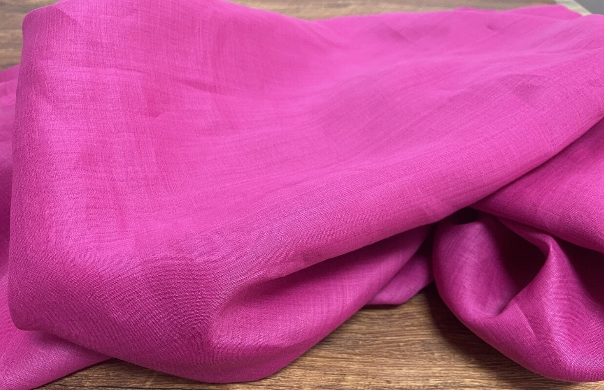 MEIHONG - Solid Color 42 Thread Count Ramie Fabric - 140cm wide by the Yard