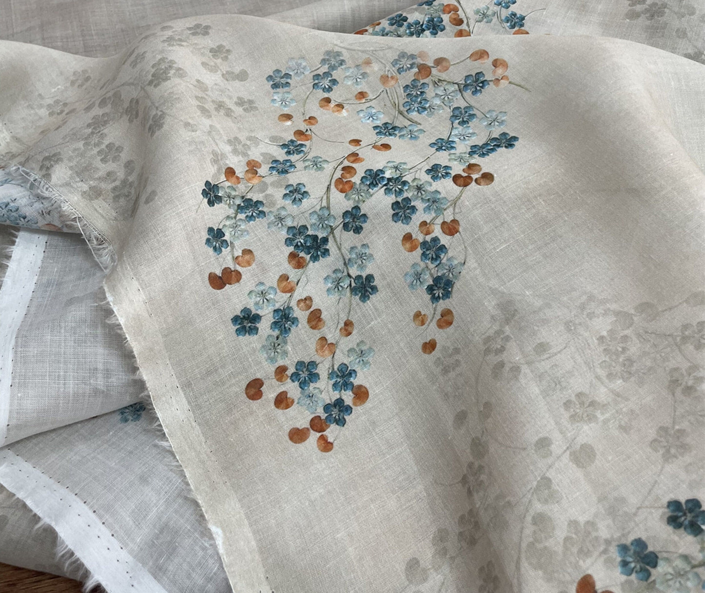 SHAYUN - Digital Printing 42 Thread Count Ramie Fabric - 140cm wide by the Yard