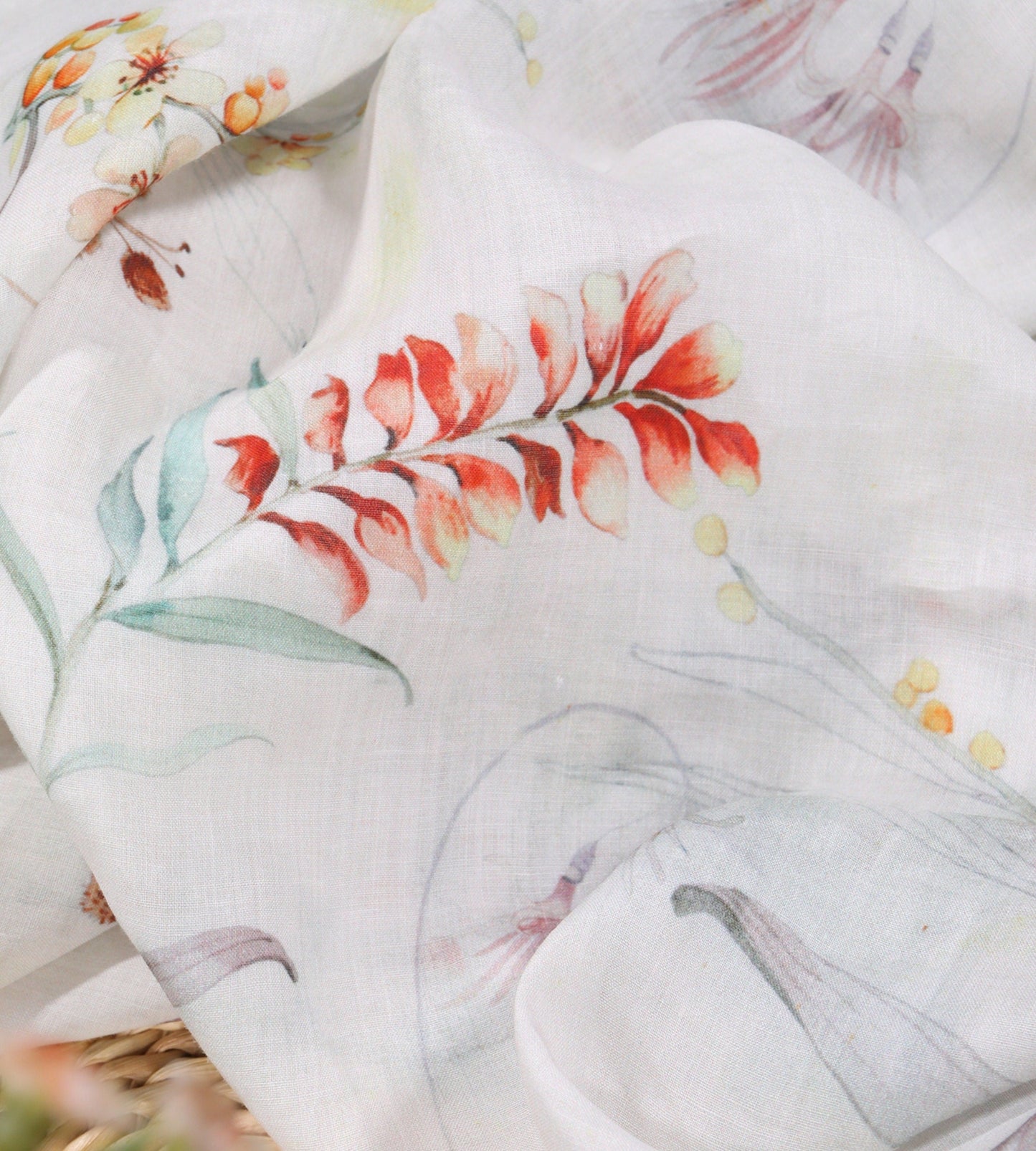 YAFAN - Digital Printing 42 Thread Count Ramie Fabric - 140cm wide by the Yard