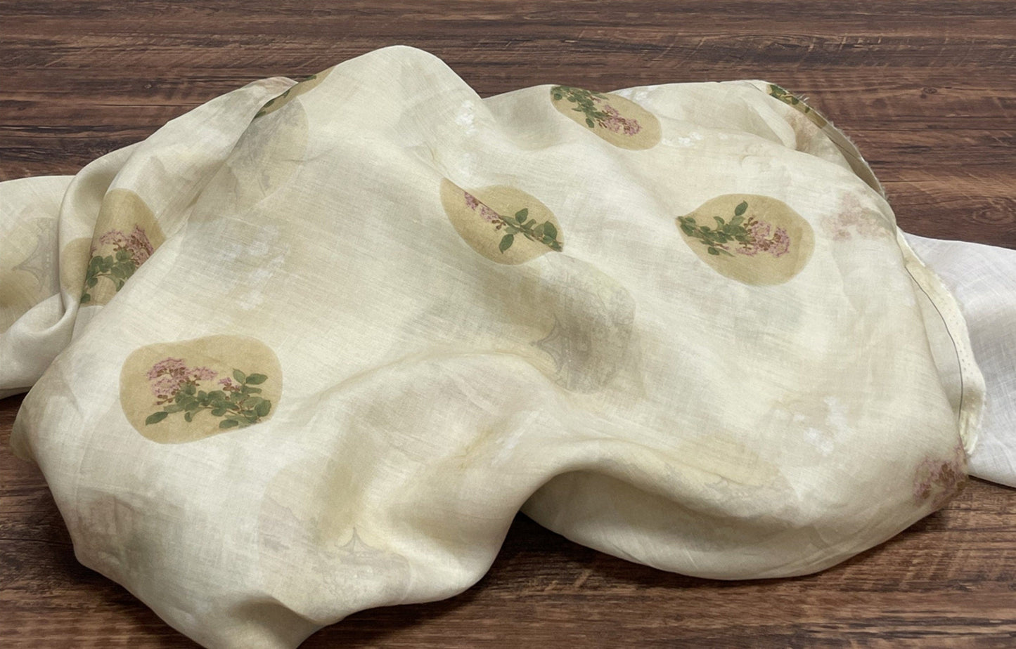 JINGHUA - Digital Printing 42 Thread Count Ramie Fabric - 140cm wide by the Yard