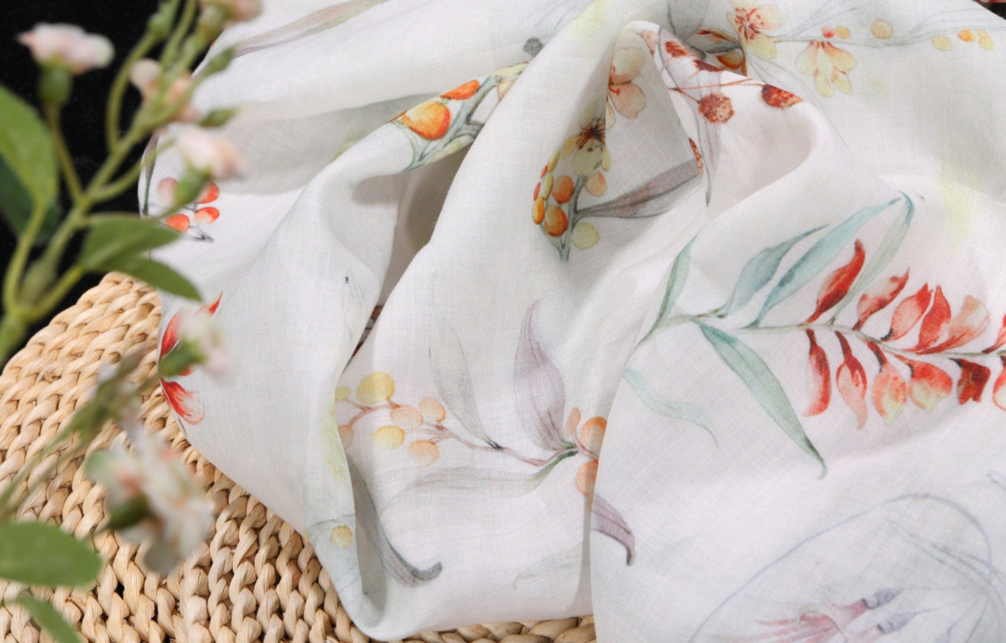 YAFAN - Digital Printing 42 Thread Count Ramie Fabric - 140cm wide by the Yard