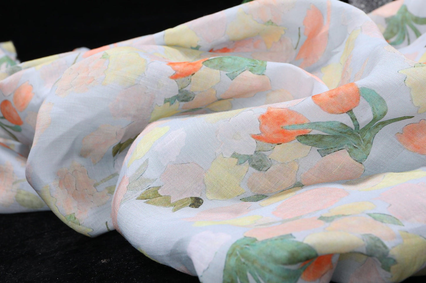 QIUYINONG - Digital Printing 42 Thread Count Ramie Fabric - 140cm wide by the Yard