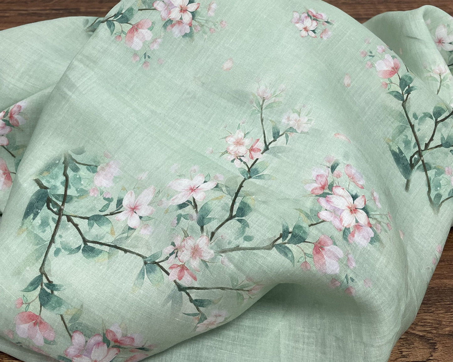 LVJIYU - Digital Printing 42 Thread Count Ramie Fabric - 140cm wide by the Yard