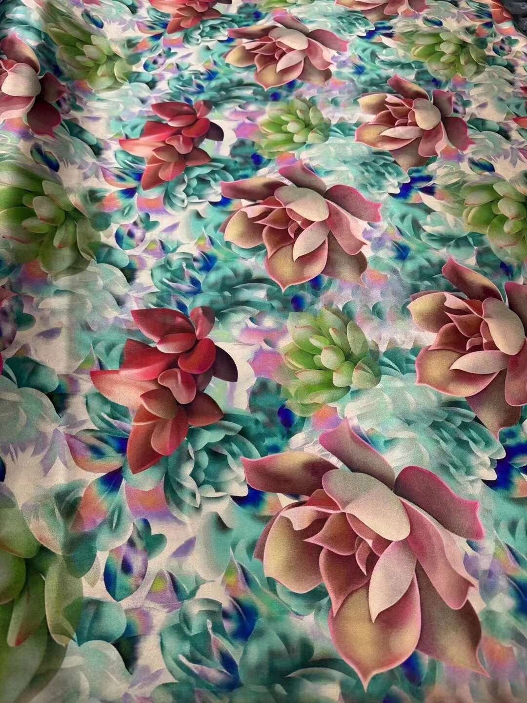 DUOROU - 50 Momme Handmade PIZI Mud Silk Satin Fabric - 110cm wide by the Yard