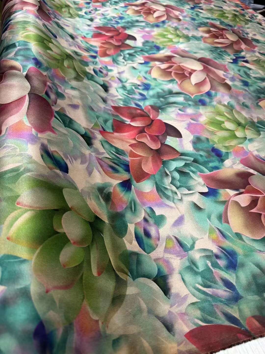 DUOROU - 50 Momme Handmade PIZI Mud Silk Satin Fabric - 110cm wide by the Yard