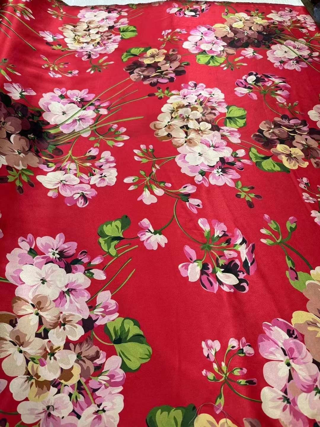 FENXINZI - 50 Momme Handmade PIZI Mud Silk Satin Fabric - 110cm wide by the Yard