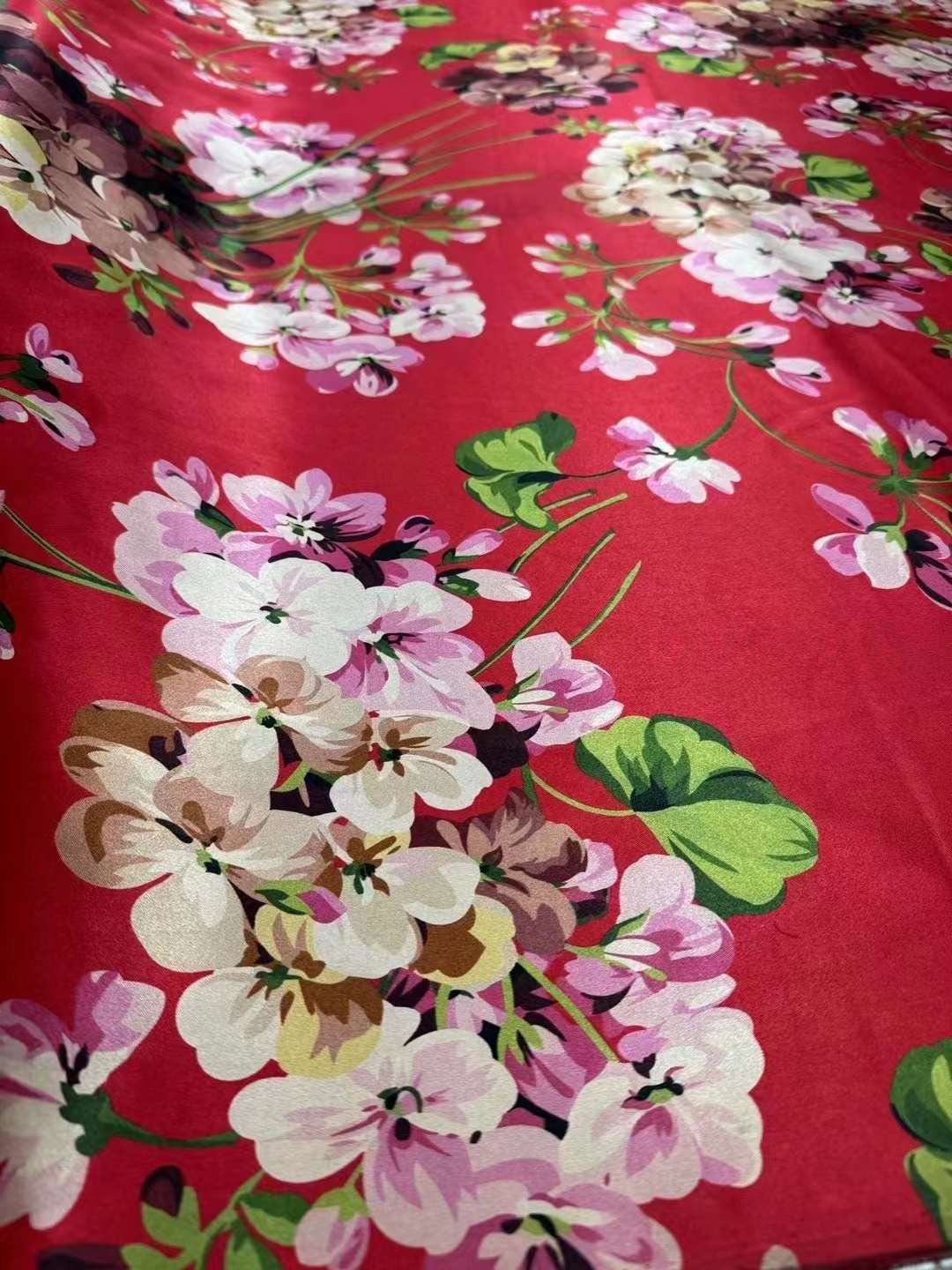 FENXINZI - 50 Momme Handmade PIZI Mud Silk Satin Fabric - 110cm wide by the Yard