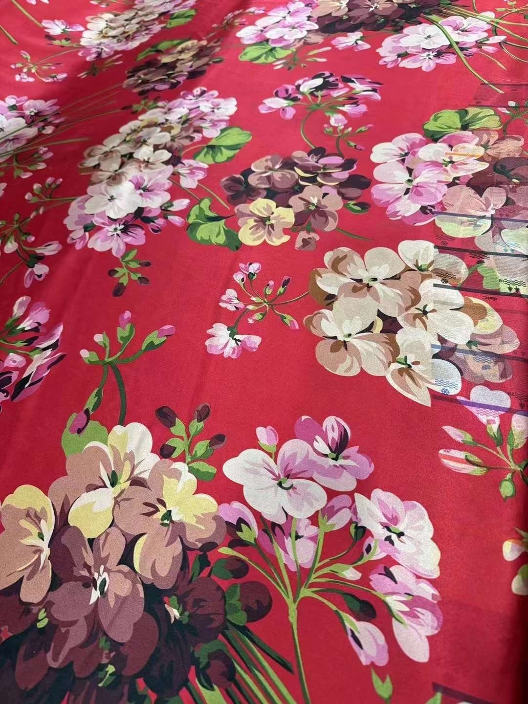 FENXINZI - 50 Momme Handmade PIZI Mud Silk Satin Fabric - 110cm wide by the Yard