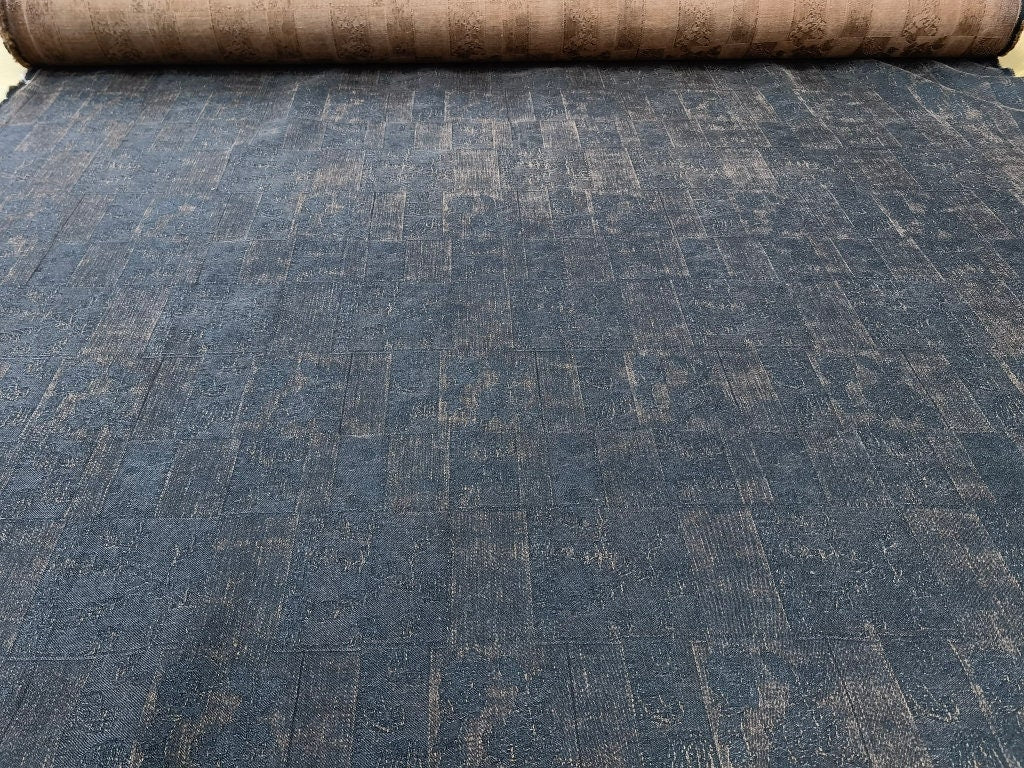 ZGMEIHI - 70 Momme Jacquard Mud Silk Gambiered Ganton Tussah Silk Fabric - 110cm wide by the Yard