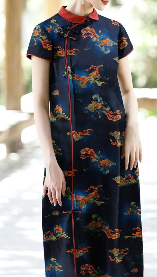 XYRANYIN - 25 Momme Stretch Plant Dye HongYunSha Silk Fabric - 114cm wide by the Yard