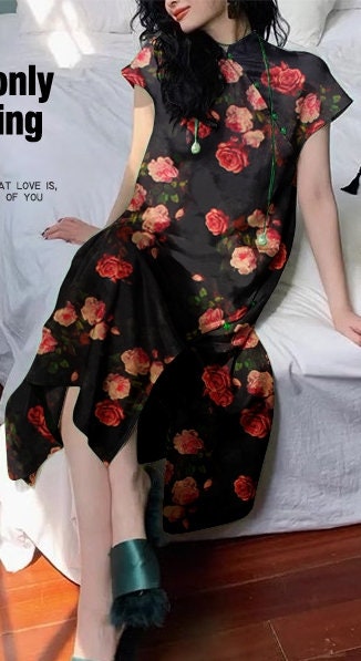 ANYEQWEI - 25 Momme Stretch Plant Dye HongYunSha Silk Fabric - 114cm wide by the Yard