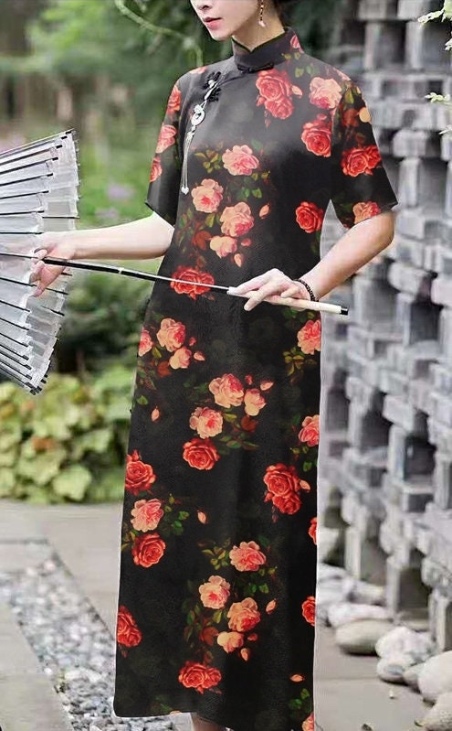 ANYEQWEI - 25 Momme Stretch Plant Dye HongYunSha Silk Fabric - 114cm wide by the Yard