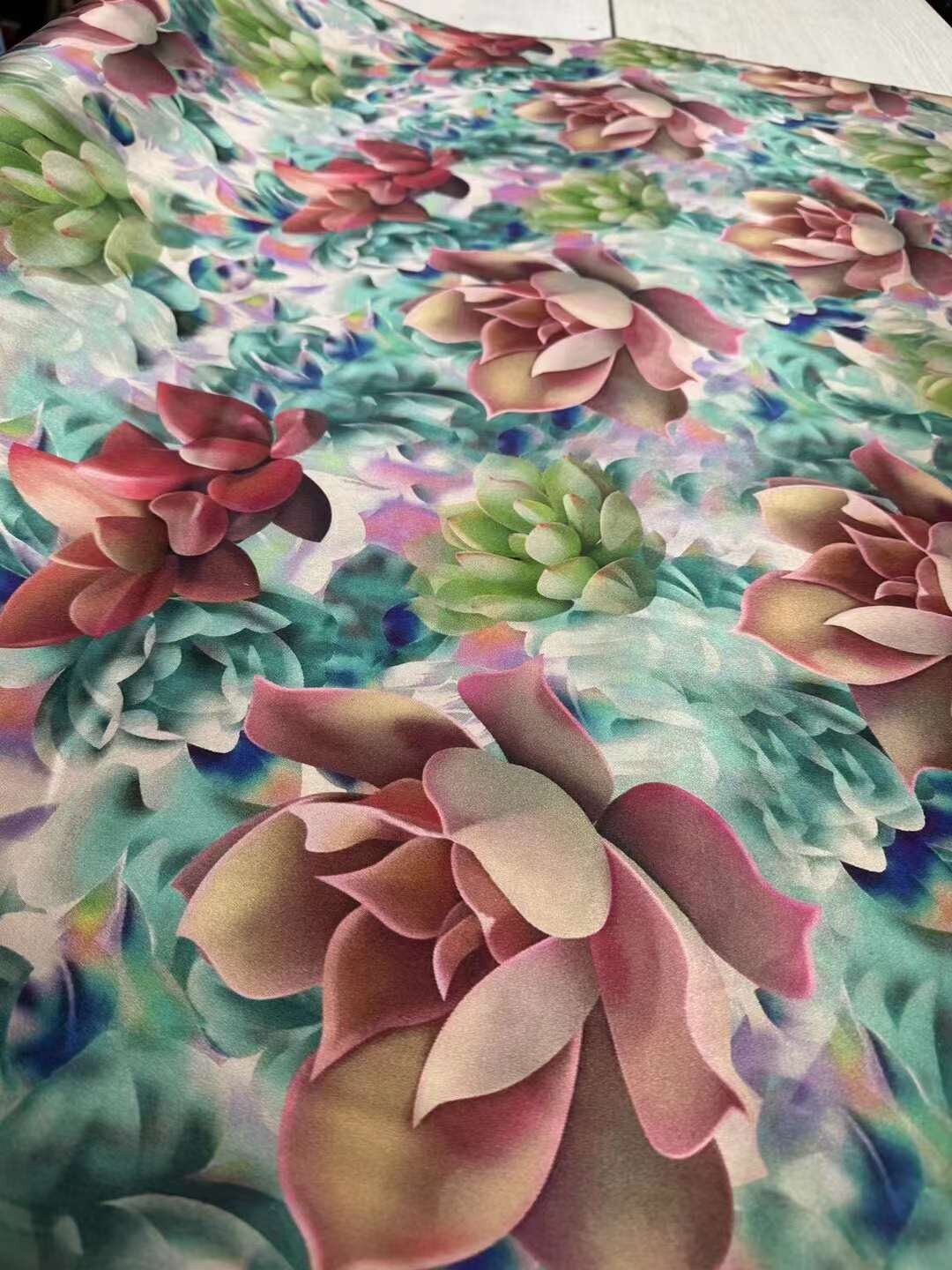 DUOROU - 50 Momme Handmade PIZI Mud Silk Satin Fabric - 110cm wide by the Yard