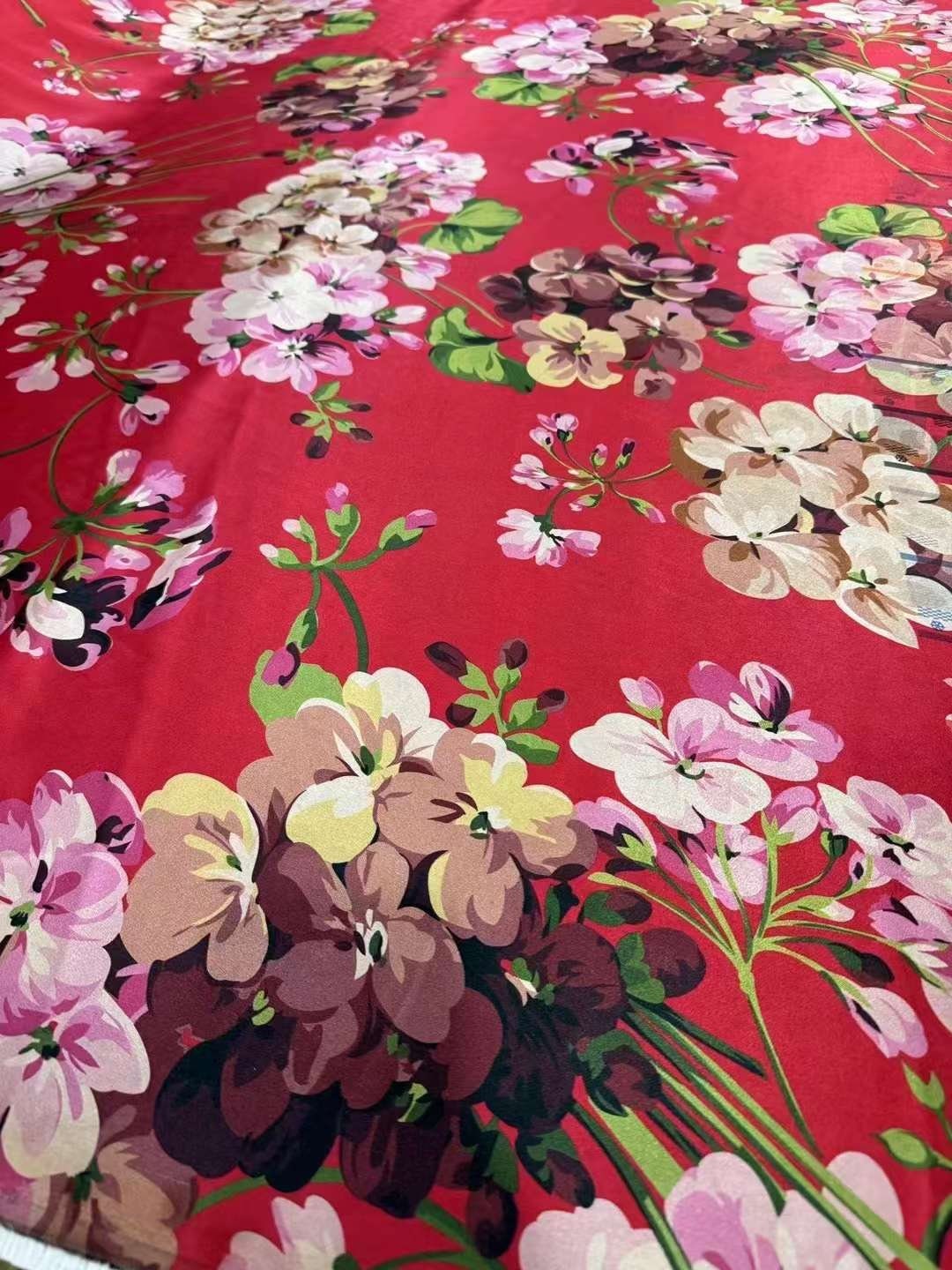 FENXINZI - 50 Momme Handmade PIZI Mud Silk Satin Fabric - 110cm wide by the Yard