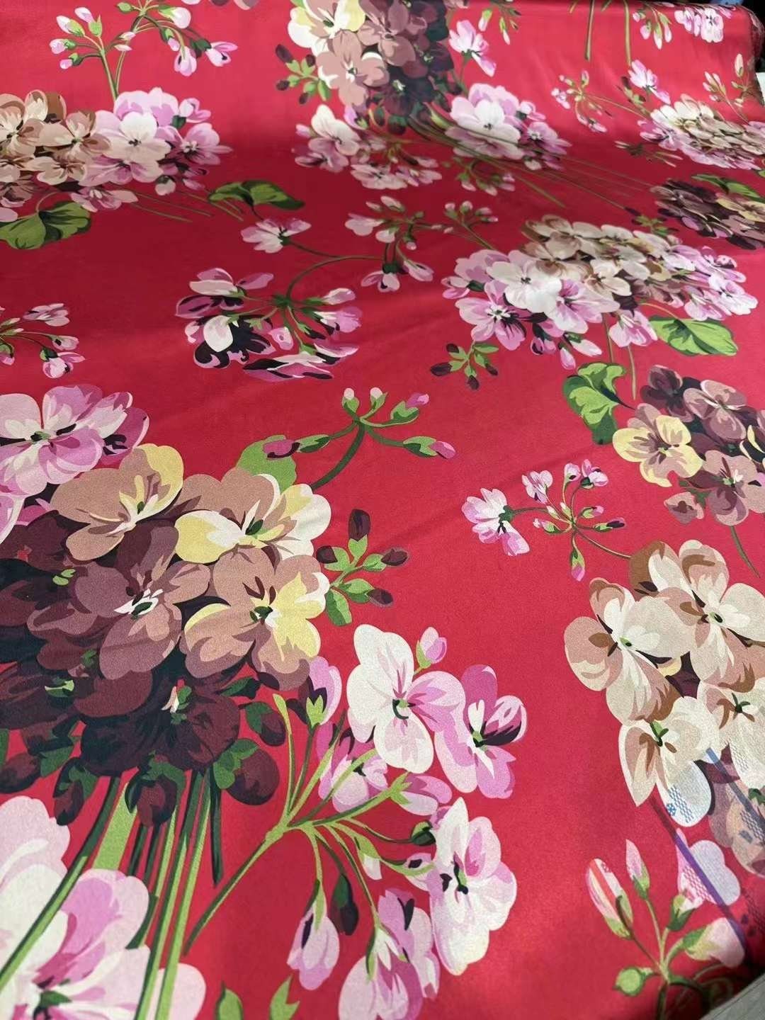 FENXINZI - 50 Momme Handmade PIZI Mud Silk Satin Fabric - 110cm wide by the Yard