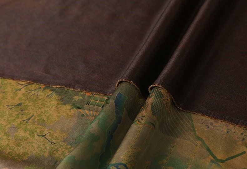 YZCZ - Handmade 50 Momme PIZI Mud Silk Satin Fabric - 112cm by the Yard