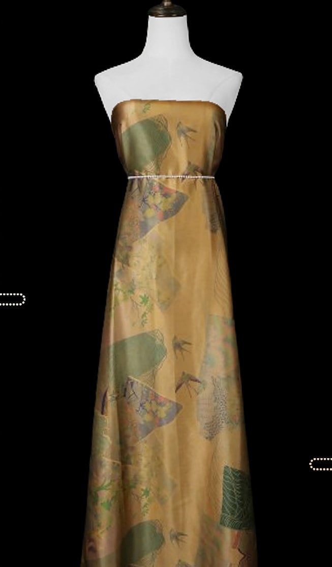 YZCZ - Handmade 50 Momme PIZI Mud Silk Satin Fabric - 112cm by the Yard