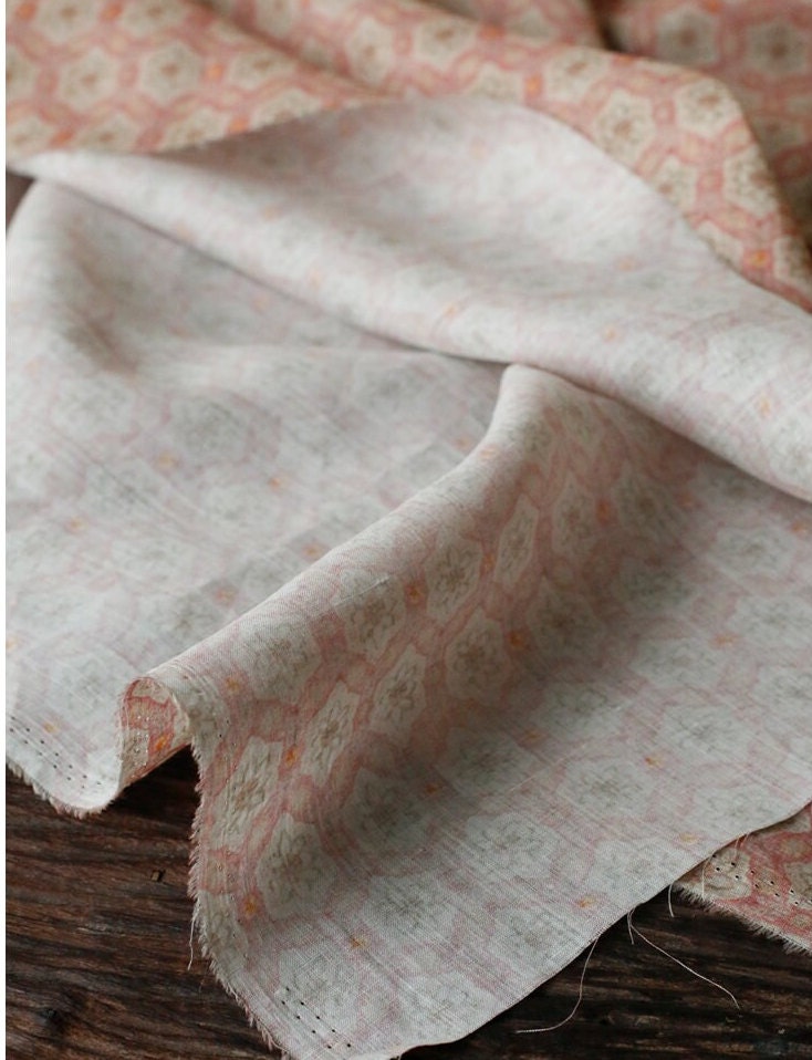 LIUJY - Digital Printing 42 Thread Count Ramie Fabric - 138cm wide by the Yard