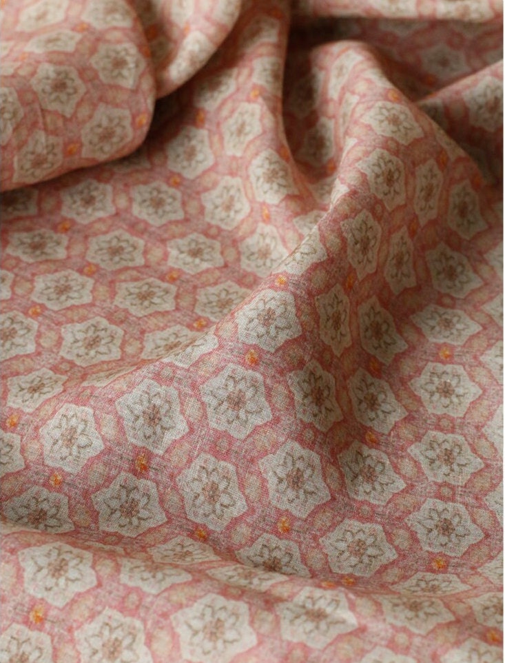 LIUJY - Digital Printing 42 Thread Count Ramie Fabric - 138cm wide by the Yard