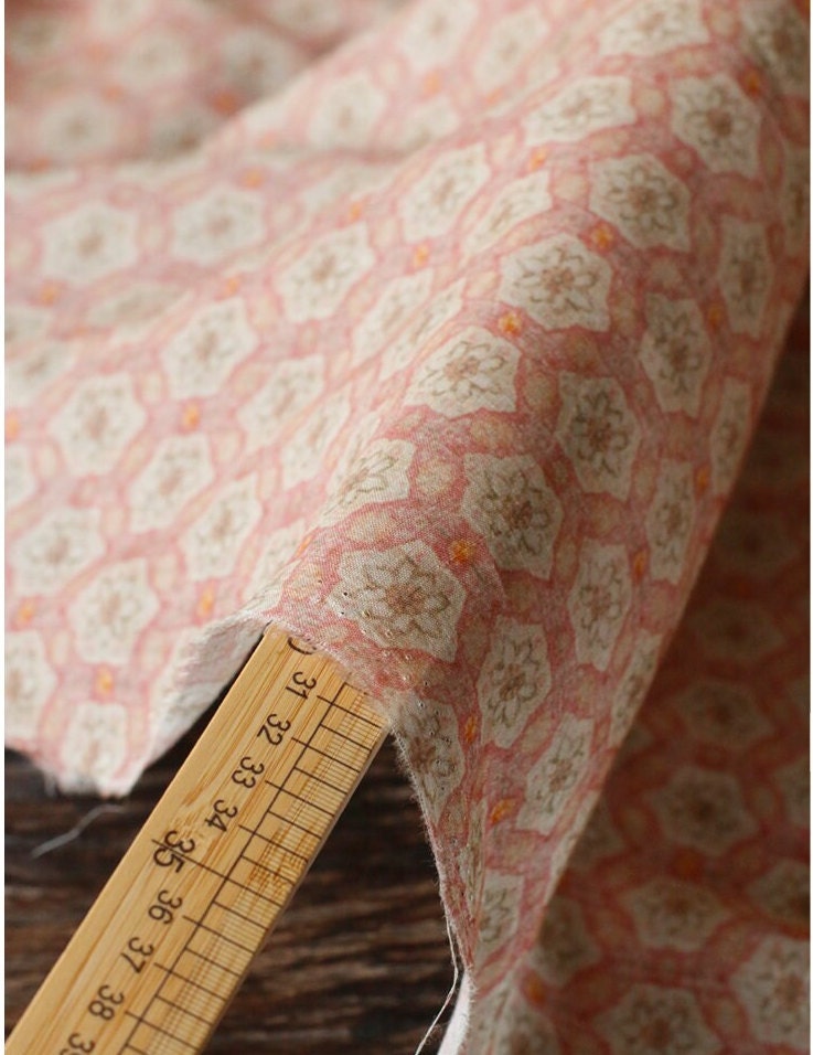 LIUJY - Digital Printing 42 Thread Count Ramie Fabric - 138cm wide by the Yard