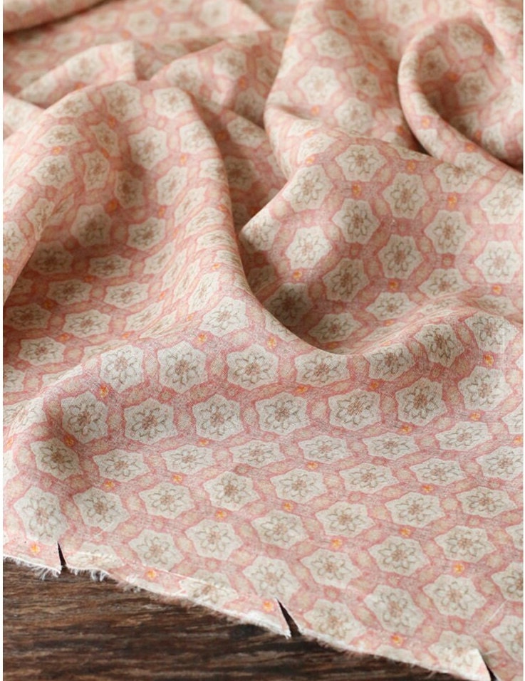 LIUJY - Digital Printing 42 Thread Count Ramie Fabric - 138cm wide by the Yard